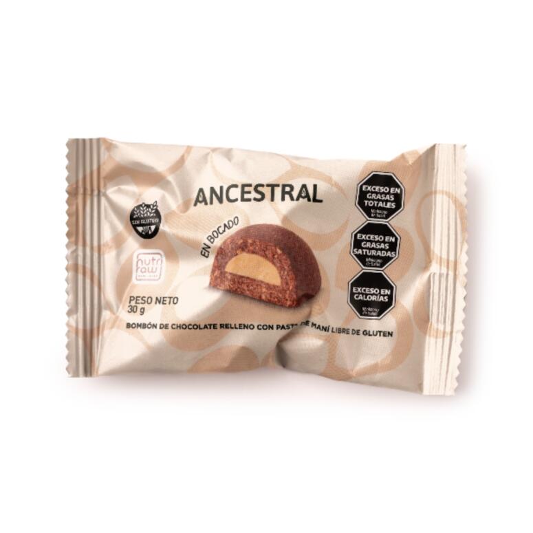 Bombon de Chocolate relleno de Mani x 30g - Ancestral