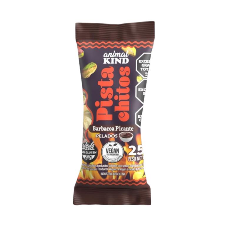 Pistachitos de Barbacoa Picante Pelados x 25g - Animal Kind