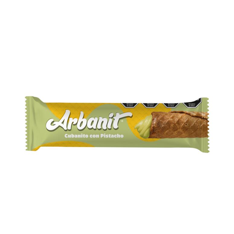 Cubanitos Rellenos de Pistacho x 26g - Arbanit