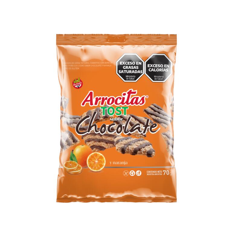 Mini Galletitas de Arroz con Chocolate x 53g - Arrocitas