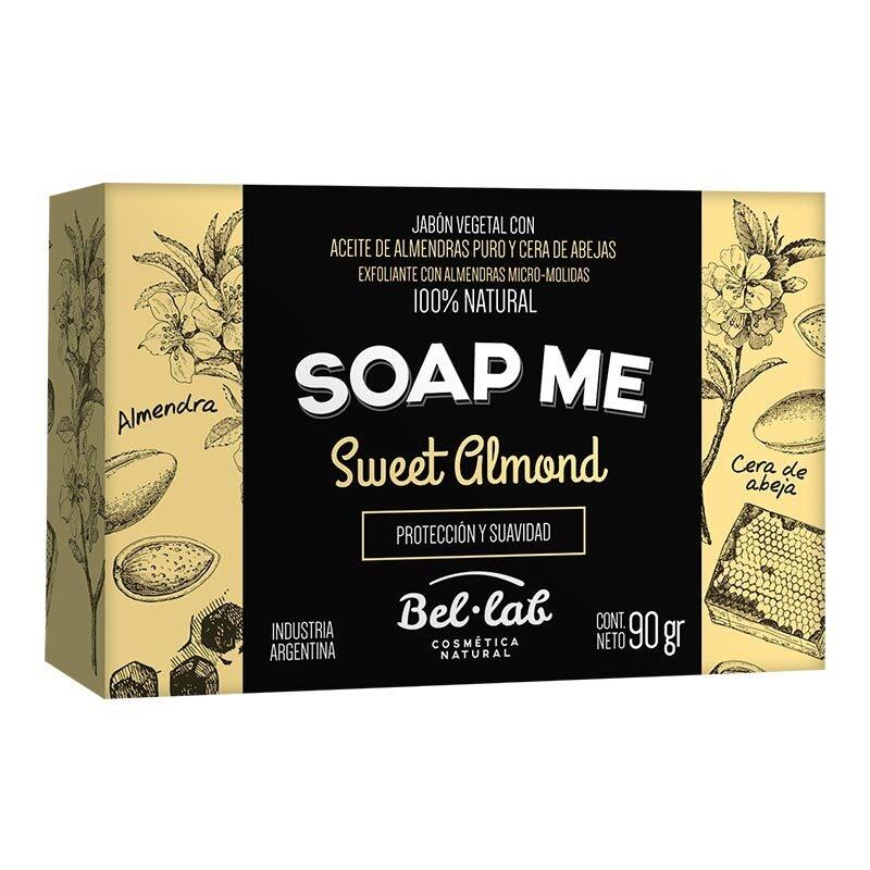 Jabon Vegetal 'Soap Me' Sweet Almond x 90g - Bel Lab