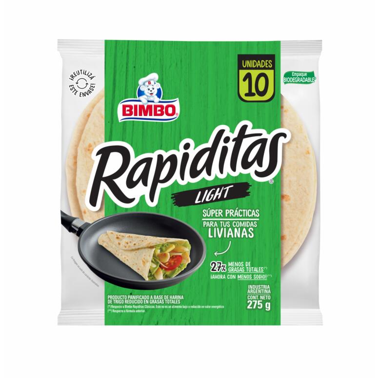 Rapiditas Light (10u) x 275g - Bimbo