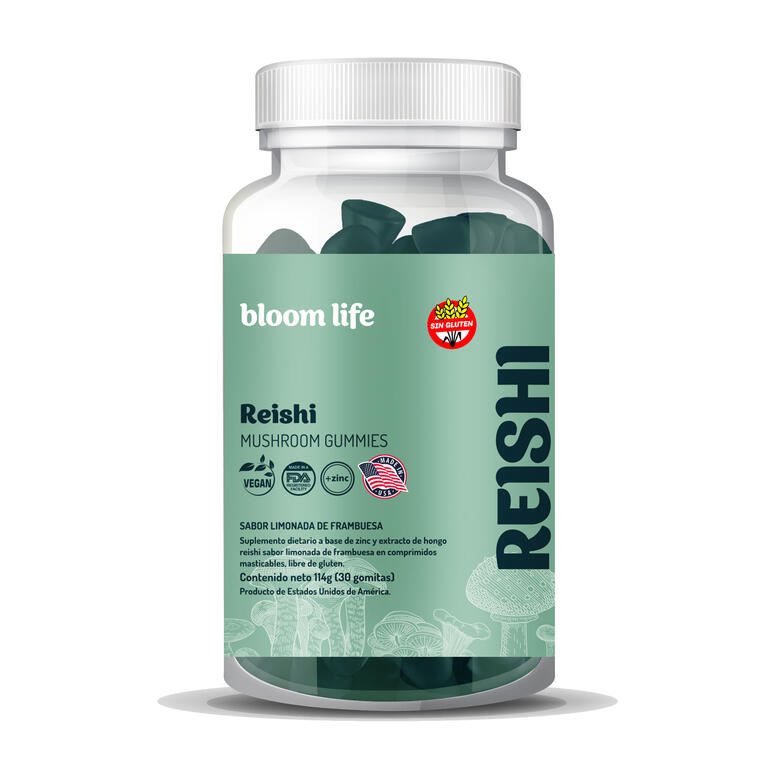 Gomitas de Champiñones Reishi x 139g - Bloom Life