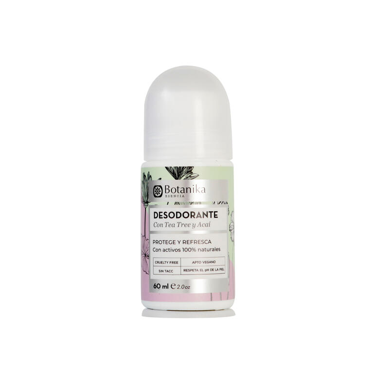 Desodorante Roll On con Acai y Tea Tree x 60ml - Botanika