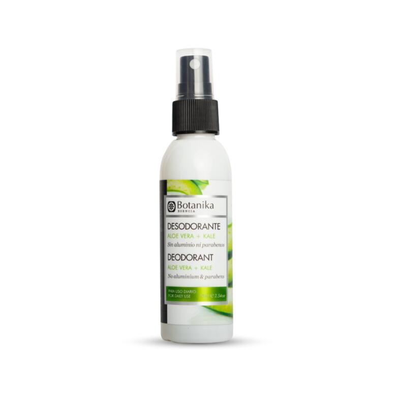 Desodorante en Spray Aloe Vera y Kale x 75ml - Botanika