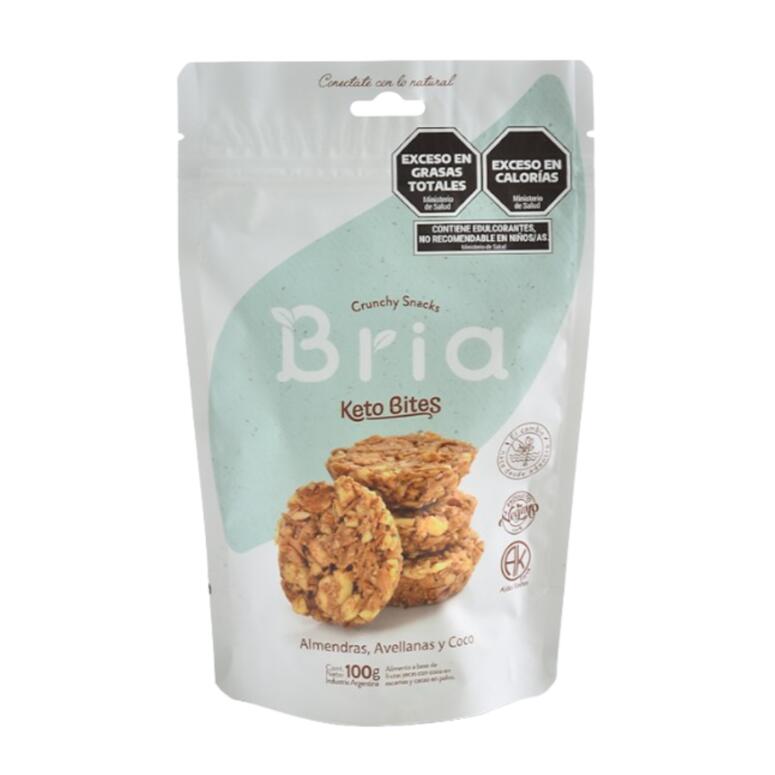Keto Bites de Almendras Avellanas y Coco x 100g - Bria