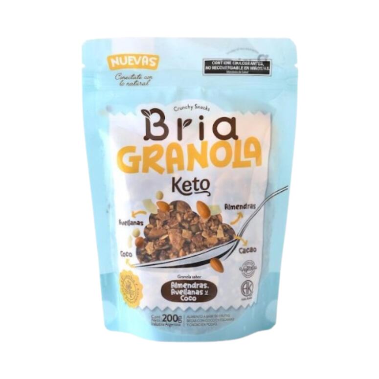 Granola Keto sabor Almendras Avellanas y Coco x 200g - Bria