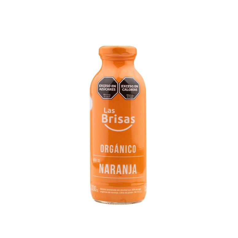 Jugo Organico de Naranja x 330ml - Las Brisas