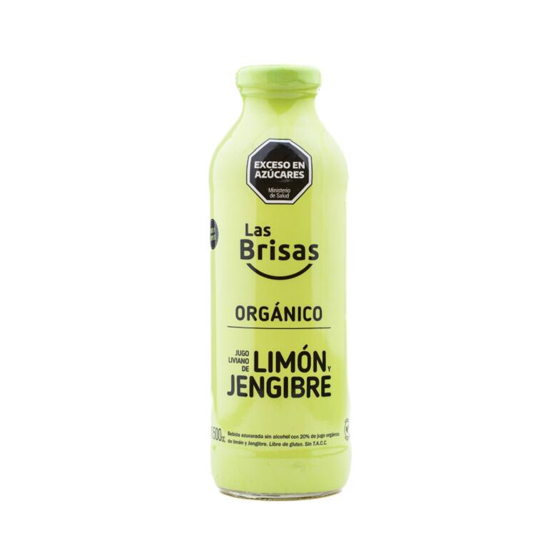 Jugo Liviano Organico Limon con Jengibre x 500ml - Las Brisas