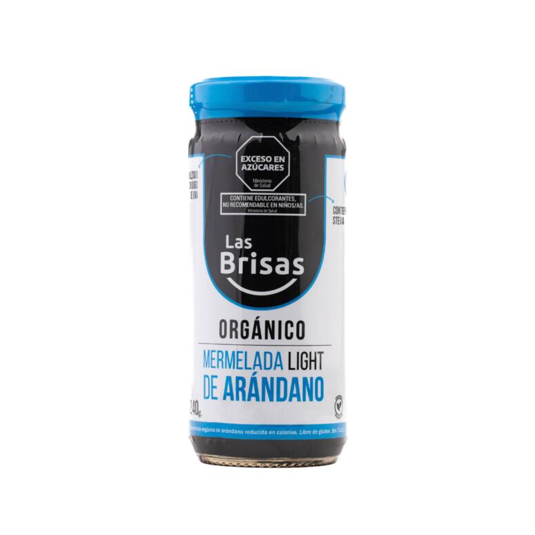 Mermelada de Arandanos Organica Light 240g - Las Brisas