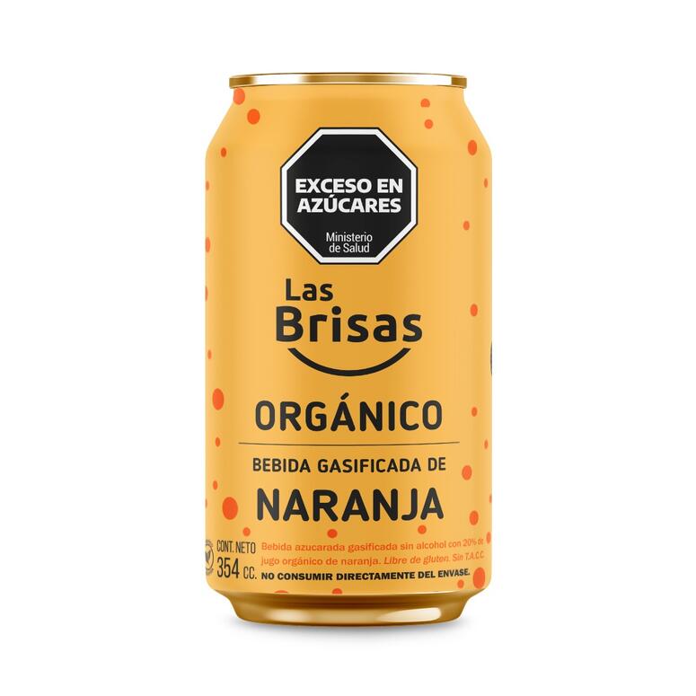 Gaseosa Organica de Naranja x 354ml - Las Brisas