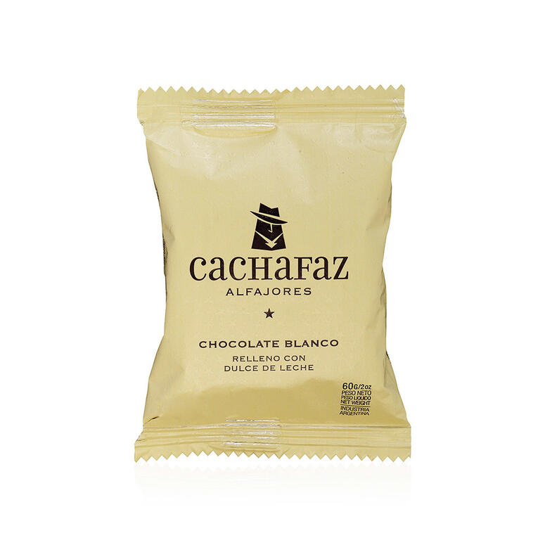 Alfajor Blanco x 60g - Cachafaz