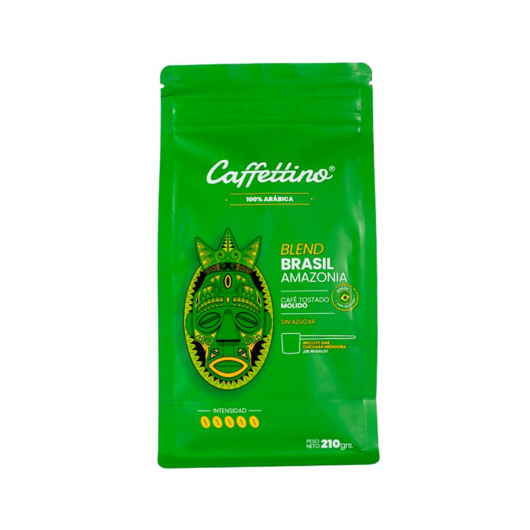 Cafe Blend Brasil Amazonia 100% Arabica Tostado Molido x 210g - Caffettino