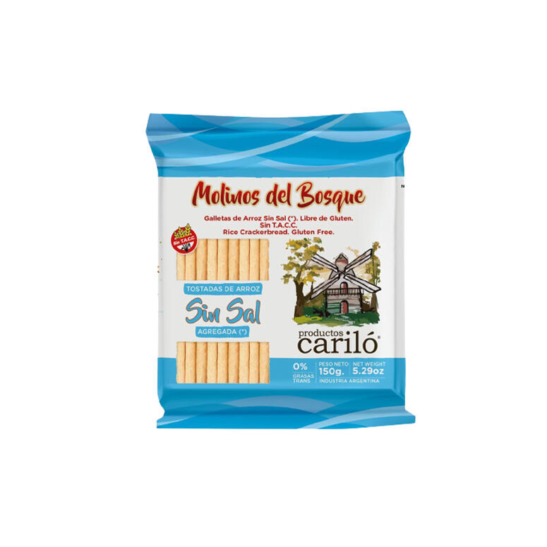 Galletas de Arroz Sin Sal x 150g - Carilo