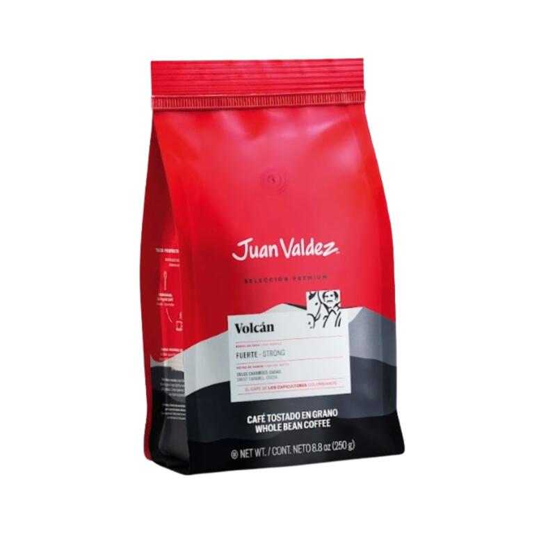 Cafe Volcan Tostado en Grano x 250g - Juan Valdez