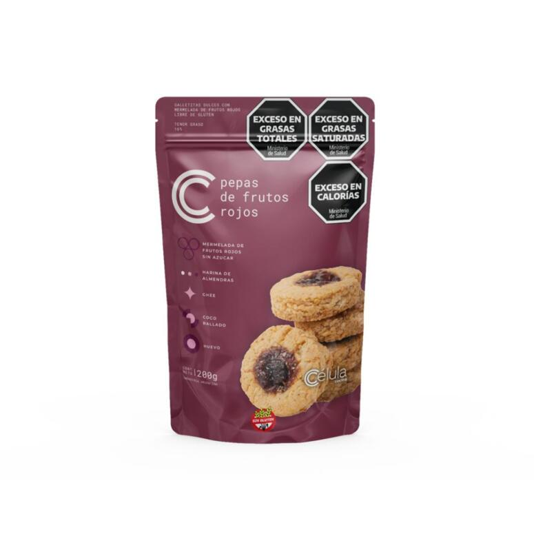 Pepas de Frutos Rojos x 200g - Celula Cocina