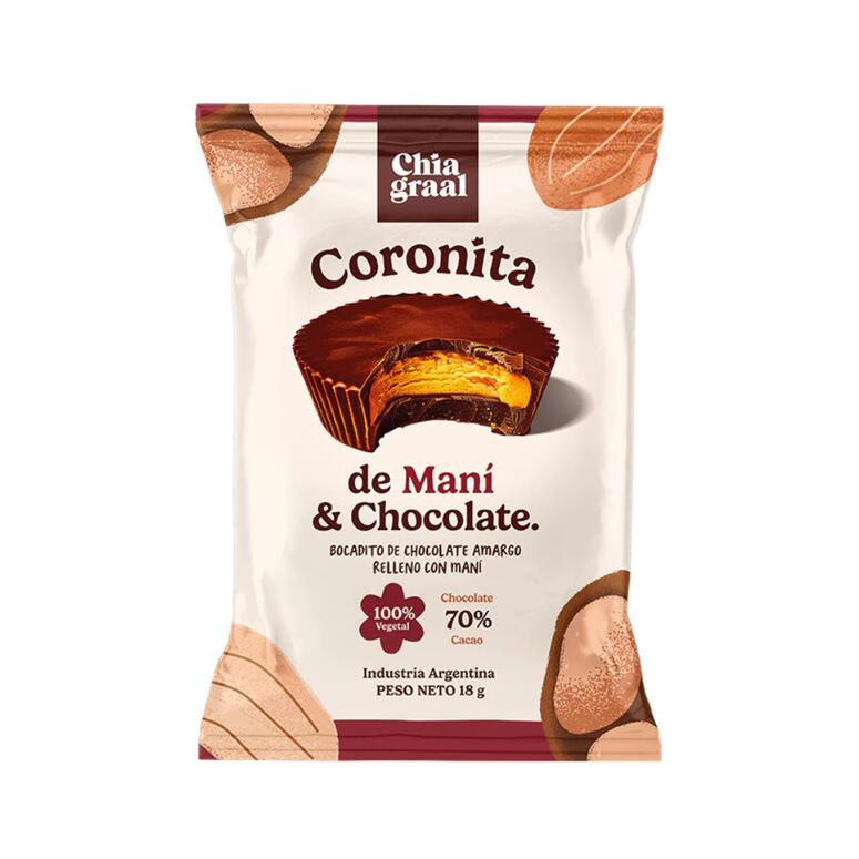 Coronita de Mani y chocolate x 18g - Chia Graal