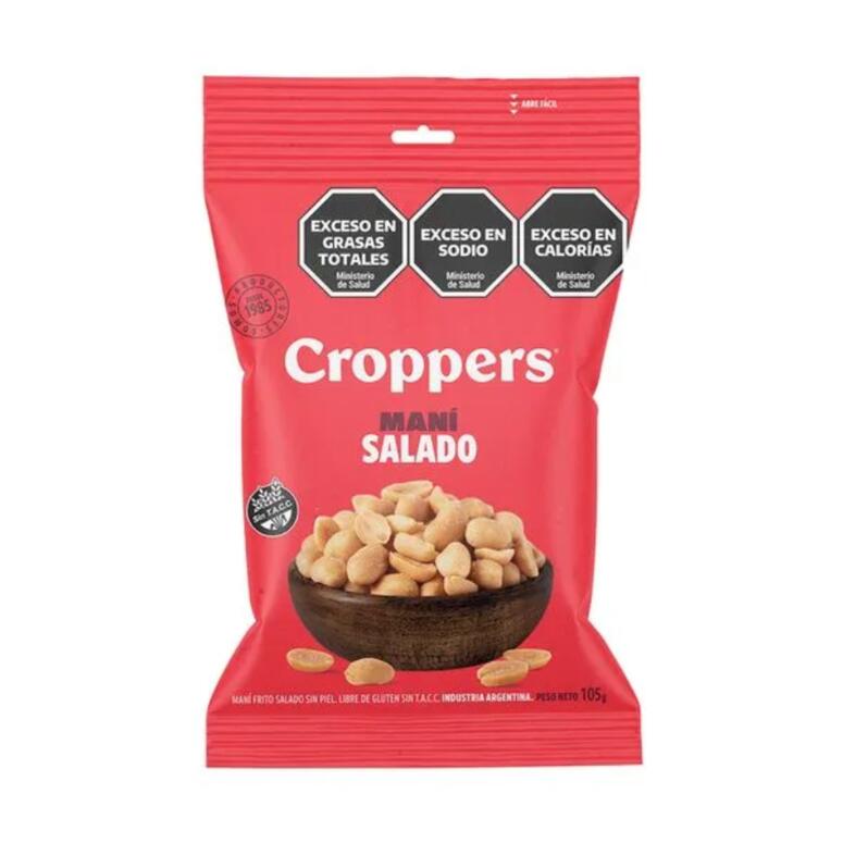 Mani Frito Salado Sin Piel x 105gr - Croppers