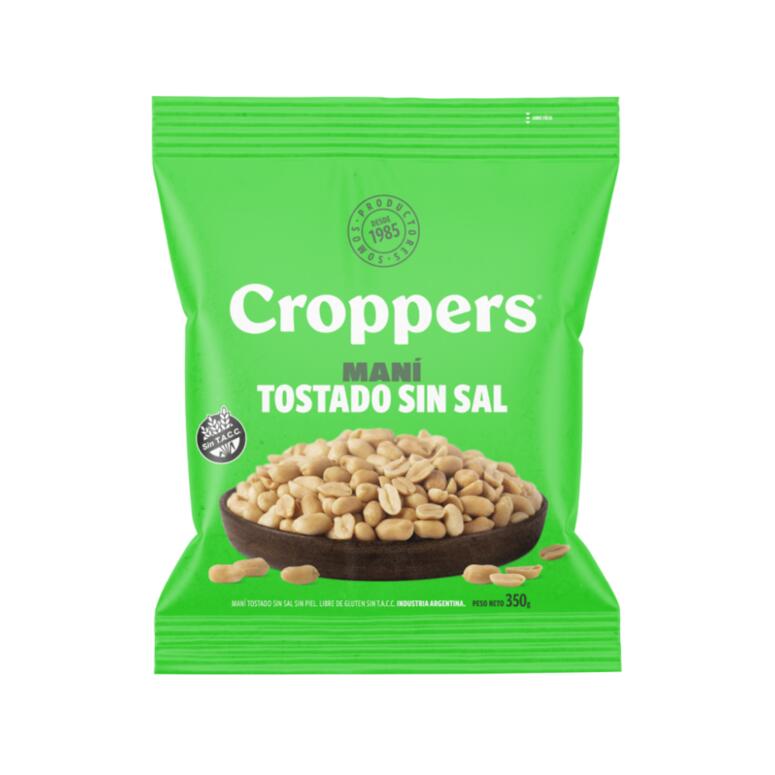 Mani Tostado Sin Sal Sin Piel x 350gr - Croppers
