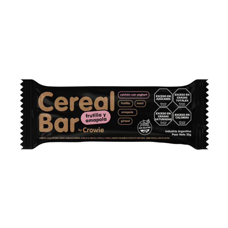 Cereal Bar con Frutilla y Amapola x 35g - Crowie