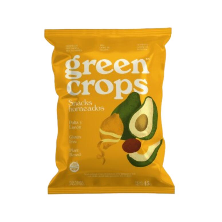 Snacks Horneados Palta y Limon x 45g - Green Crops