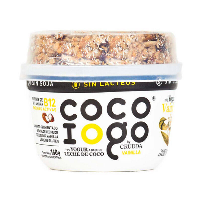 Yogurt a Base de Coco Vainilla con Granola Iogo x 160g - QU