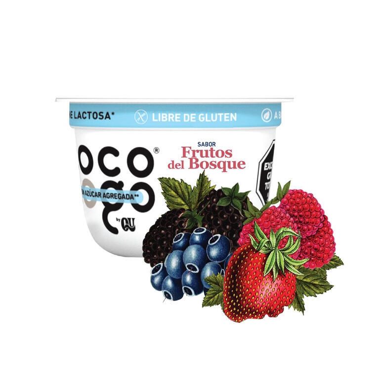 Yogurt a Base de Coco Frutos del Bosque Sin Azucar x160g - QU