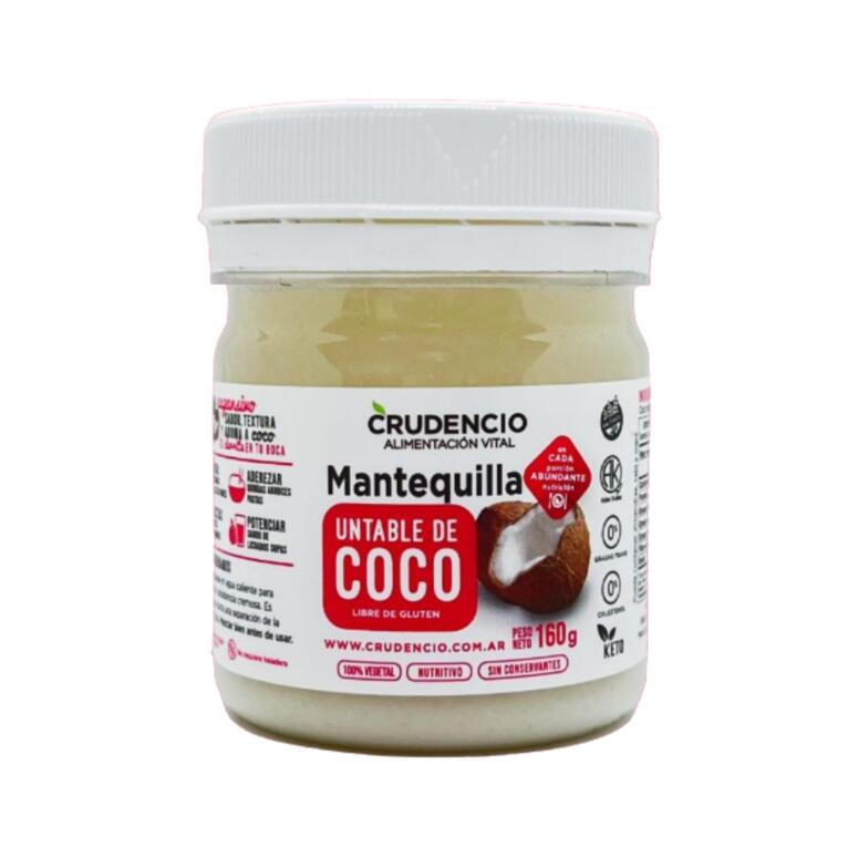 Mantequilla Untable de Coco x 160g - Crudencio