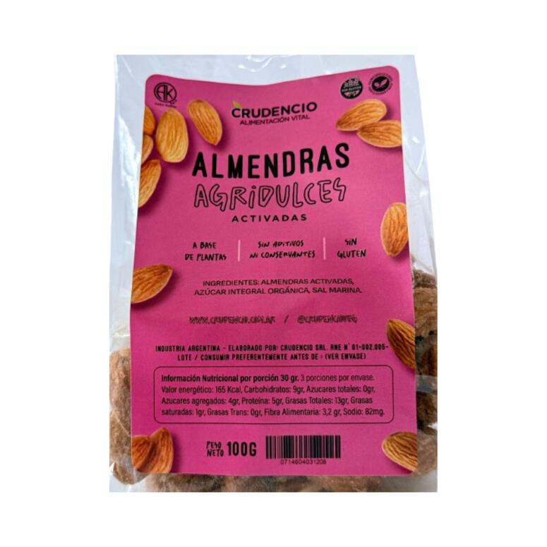 Almendras Agridulces Activadas x 100g - Crudencio