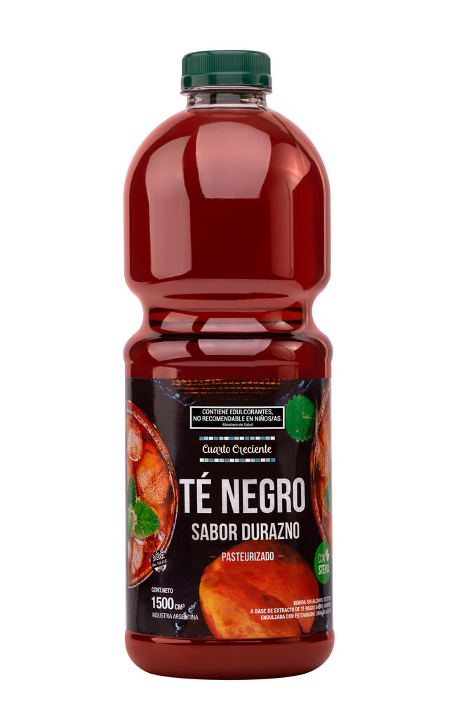 Te Negro Sabor Durazno x 1500ml - Cuarto Creciente