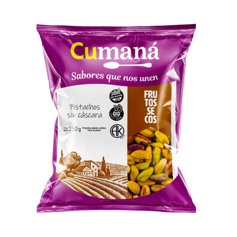 Pistachos sin Cascara x 250g - Cumana
