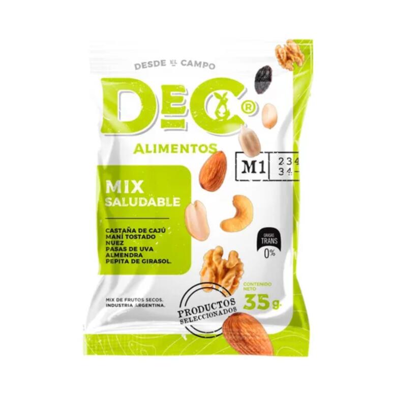 Mix saludable Frutos Secos x 35g - Dec