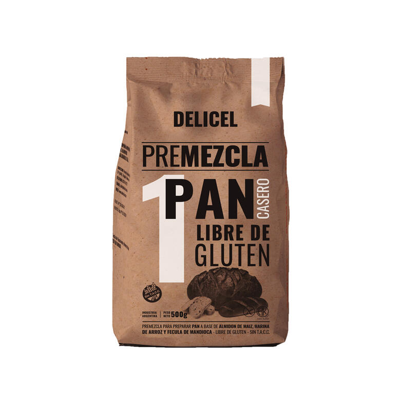 Premezcla Pan Casero x 500g - Delicel