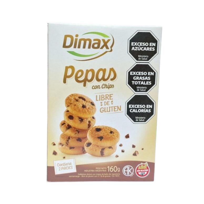 Pepas Con Chocolate x 160g - Dimax