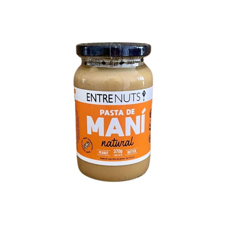 Pasta de Mani Natural x 370g - Entrenuts