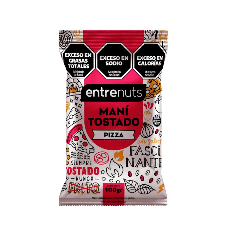 Mani Tostado Pizza x 100g - Entrenuts