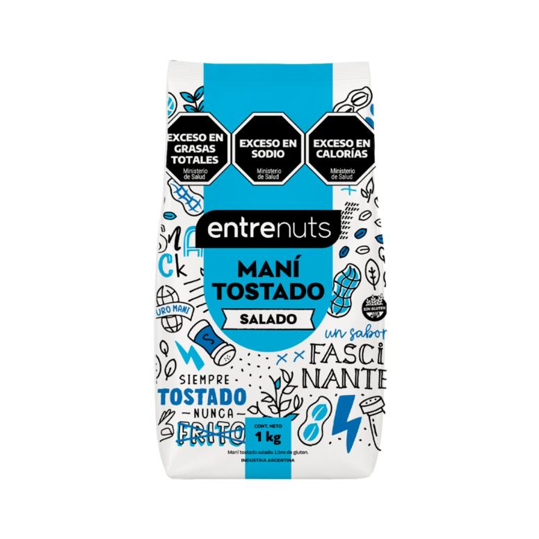 Mani Tostado Salado x 1k - Entrenuts
