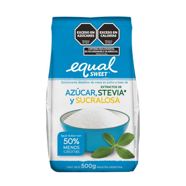 Extractos de Azucar, Stevia y Sucralosa x 500g - Equal Sweet