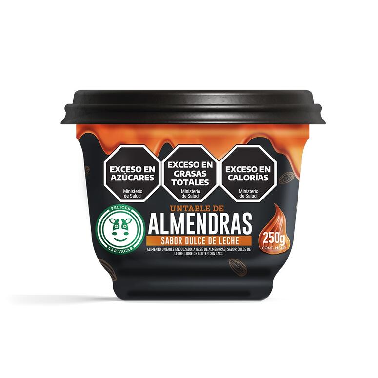 Untable de Almendras sabor Dulce de Leche x 250g - Felices las Vacas