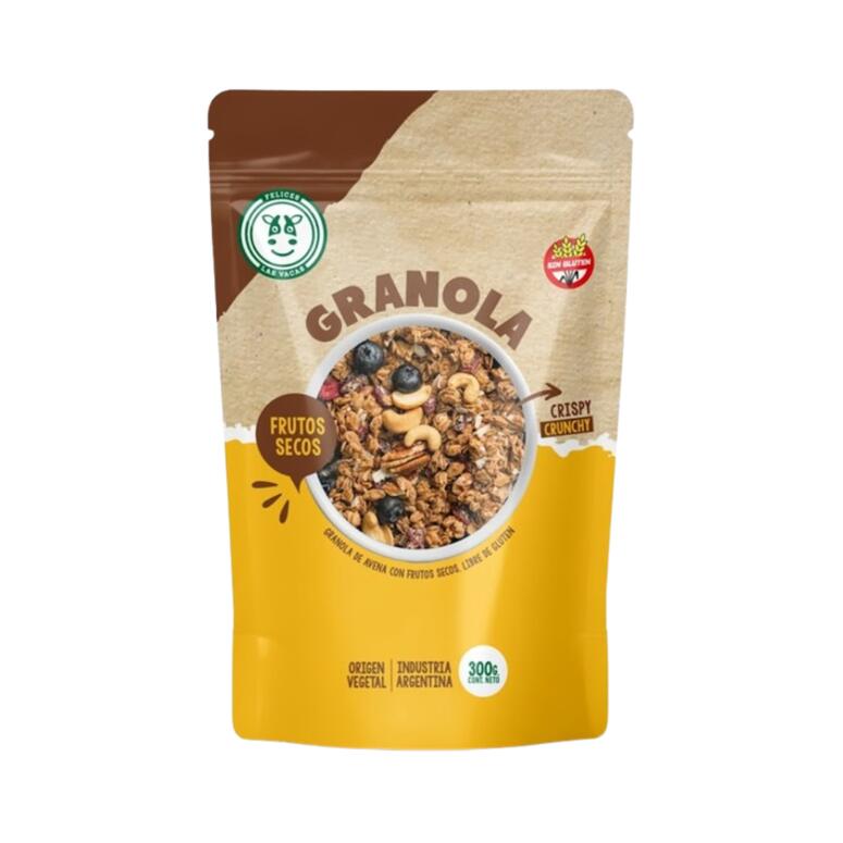 Granola de Avena con Frutos Secos x 300g- Felices las Vacas