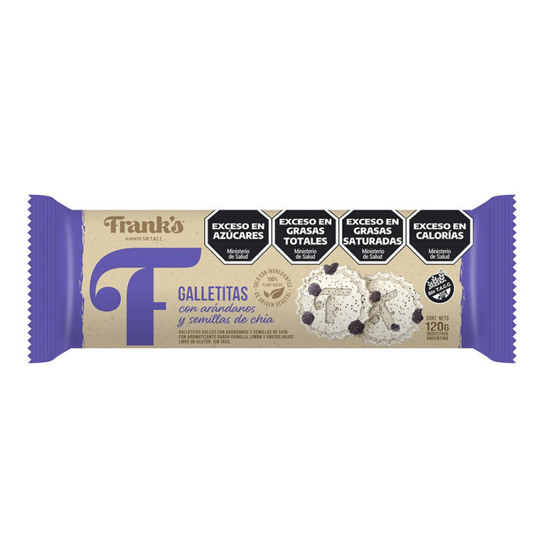 Galletita de Arandanos y Chia x 120g - Franks