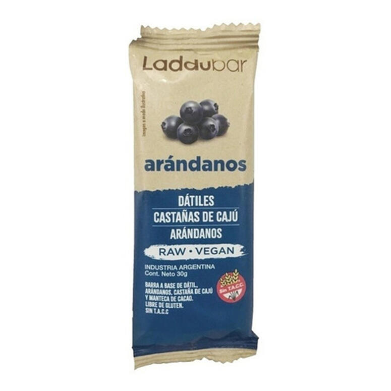 Barras de Arandanos, Caju y Arandanos x 30g - Laddubar