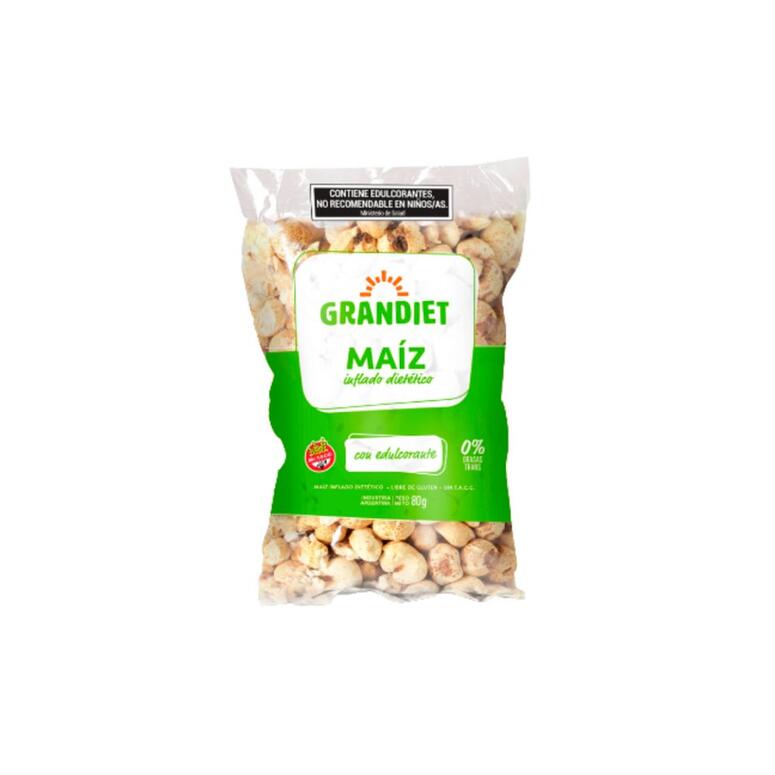 Maiz Inflado Inflado Dietetico con Edulcorante 80g - Grandiet