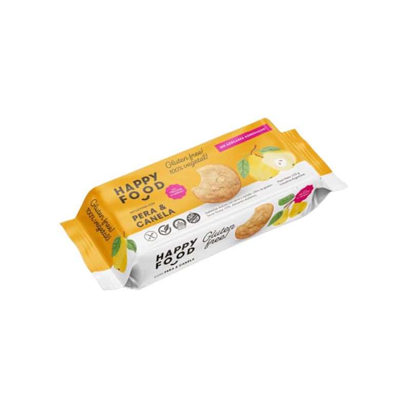 Galletitas de Pera y Canela x 120g - Happy Foods