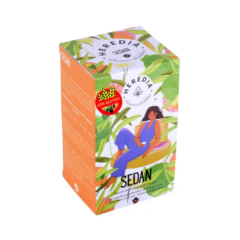 Te Sedan (25 Saquitos x caja) x 37.5g - Heredia