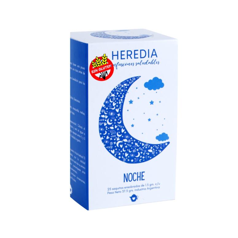 Te Noche Mezcla de Hierbas con Naranja (25 Saquitos x caja) x 37.5g - Heredia