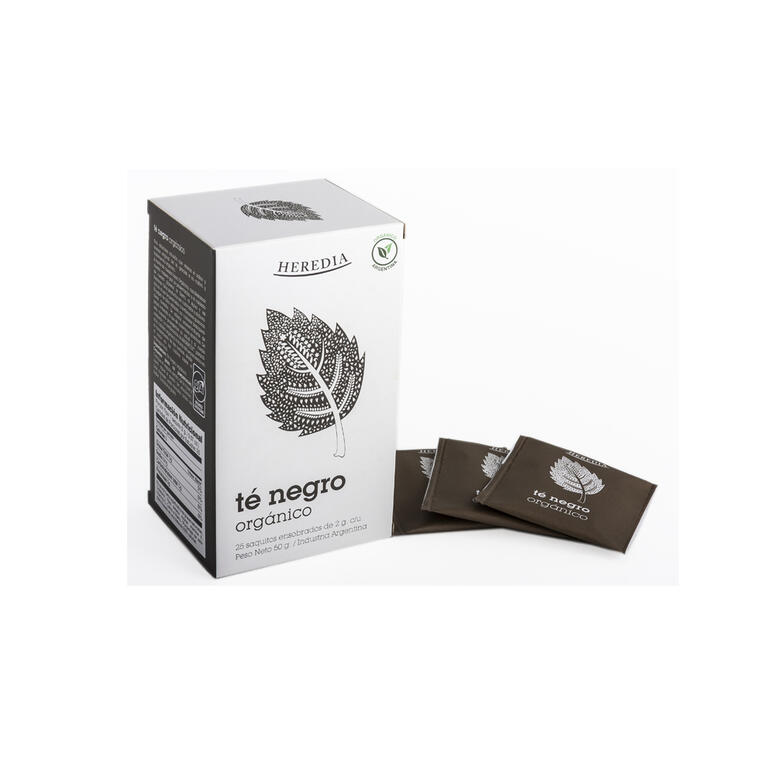 Te Negro (25 saquitos) x 94g - Heredia