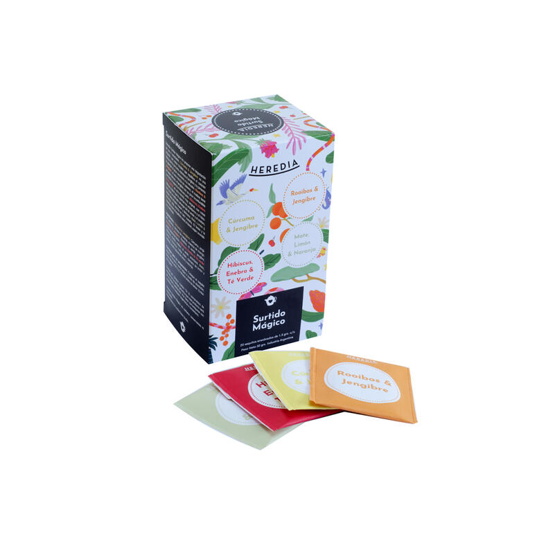Te Surtido  Mágico (20 saquitos) x 65g - Heredia