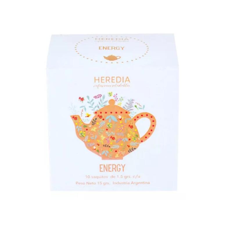 Te Energy (10 Saquitos x Caja) x 15g - Heredia