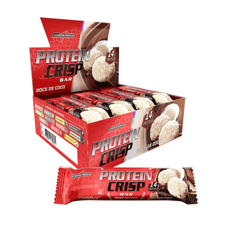 Barra de Proteina sabor Dulce de Coco x 45g - Integralmedica